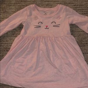 Toddler Girls Long Sleeve Carters Dress